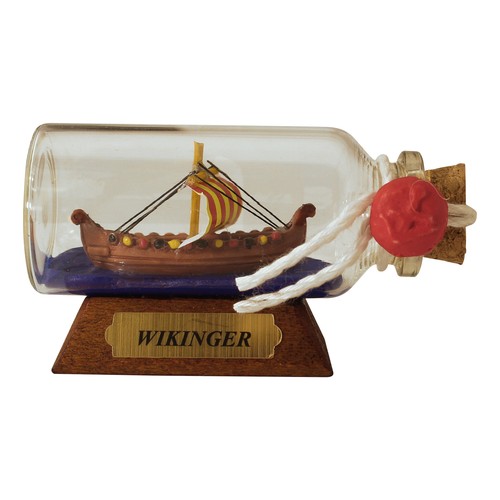 Flaschenschiff wikinger - -,