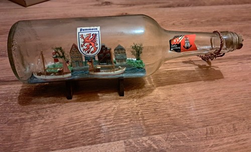 Buddelschiff glasflasche - buddelschiff,