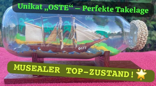 Buddelschiff oste segelschiff - oste,