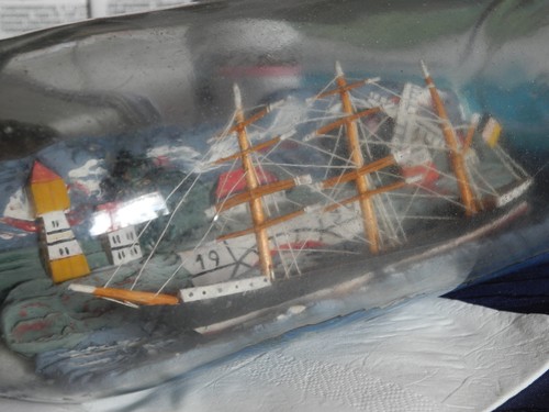 Altes buddelschiff dreimaster - altes,