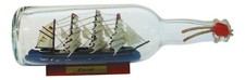 Maritime Deko Flaschenschiff /