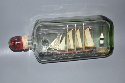 Buddelschiff mastschoner - 3,