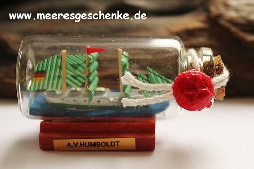 Maritime deko mit buddelschiff - maritime,