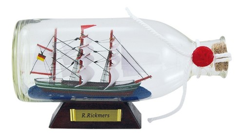 Maritime deko mit buddelschiff - deko,