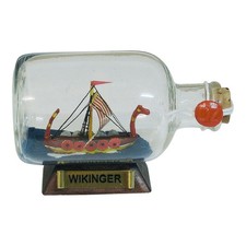 Flaschenschiff - Wikinger