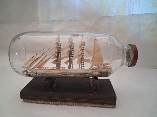 Vintage buddelschiff - vintage,