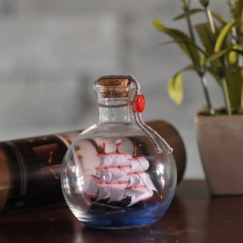 Flaschenschiff glasflasche - flaschenschiff,