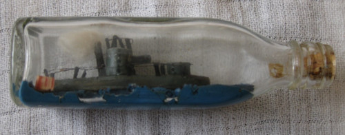 Altes kleines buddelschiff - kleines,